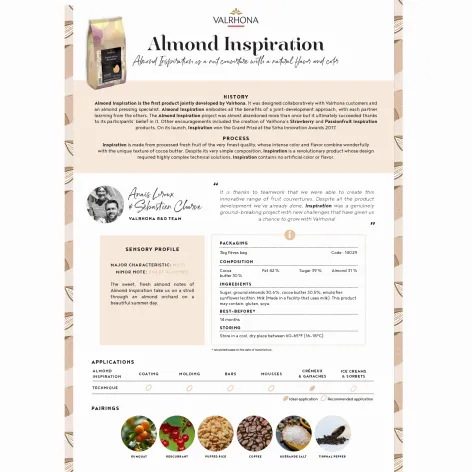 Valrhona Almond Inspiration Fruit Couverture